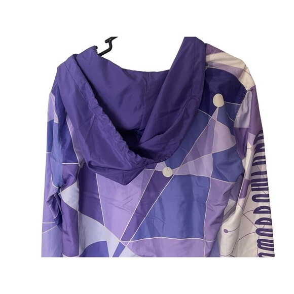 Disney Jacket Womens Medium Purple Magic Kingdom Tomorrowland Full Zip Coat - Picture 15 of 16